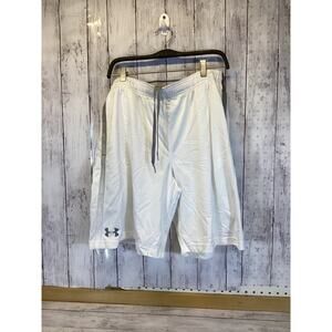 Under Armour Heat Gear Loose Fit Men's Athletic Shorts Large White Size 2XL